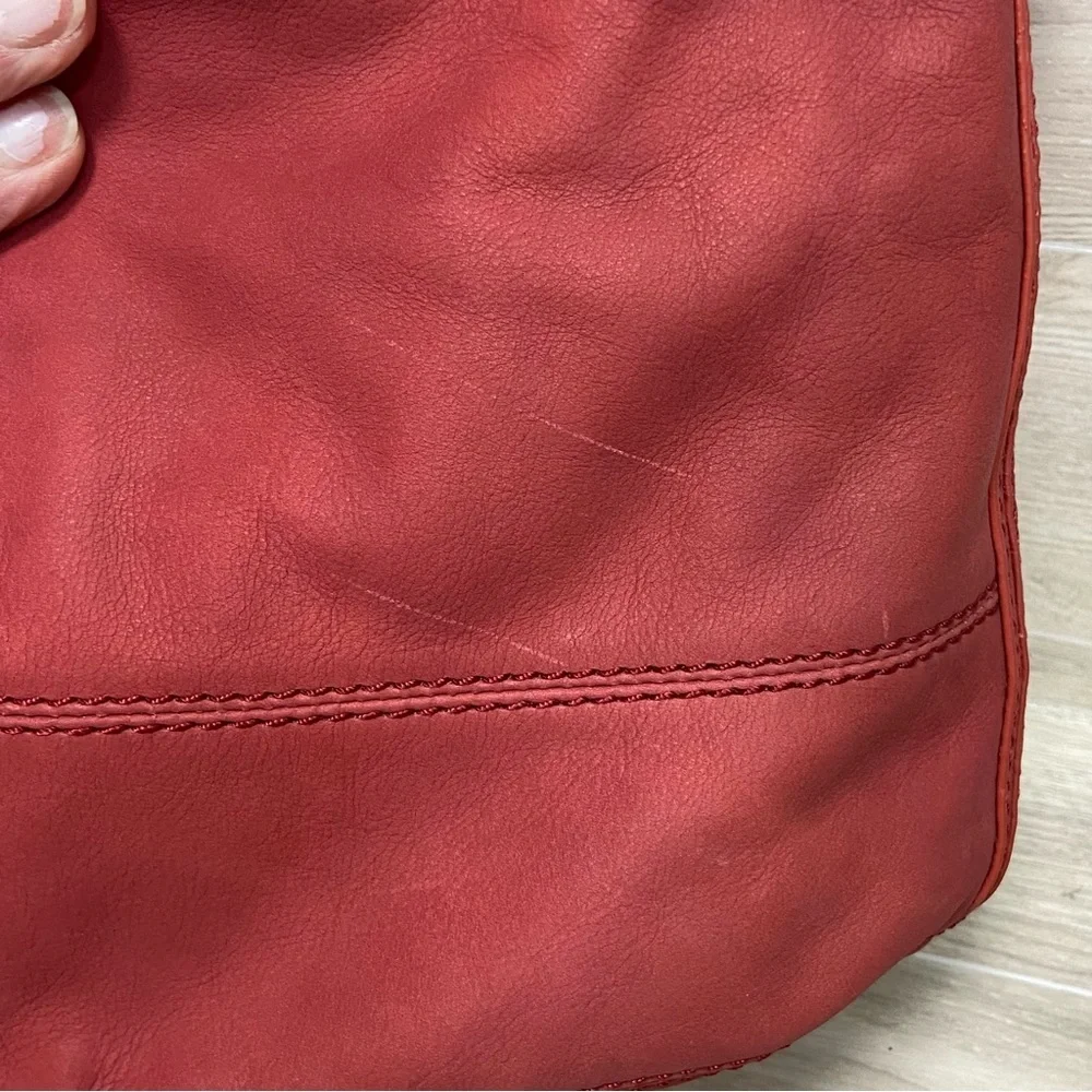 NWT DONALD J PLINER / Fuchsia Leather Hobo Slouchy Purse